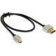 Extradigital mini HDMI to HDMI, 0.5m, v1.4b, 36 AWG, Gold, PVC, Ultra-Slim